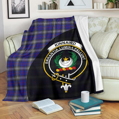 Clan Kinnaird Tartan Crest Blanket Wave Style HL87 Clan Kinnaird Tartan Today
