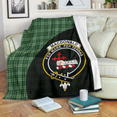 Clan MacDonald Lord of the Isles Hunting Tartan Crest Blanket Wave Style SR55 Clan MacDonald Tartan Today