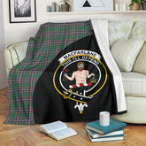 Clan MacFarlane Hunting Ancient Tartan Crest Blanket Wave Style JF40 Clan MacFarlane Tartan Today