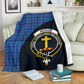 Clan Mercer Modern Tartan Crest Blanket Wave Style TH54 Clan Mercer Tartan Today