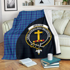 Clan Mercer Modern Tartan Crest Blanket Wave Style TH54 Clan Mercer Tartan Today