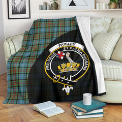 Clan Paisley District Tartan Crest Blanket Wave Style IQ12 Clan Paisley Tartan Today