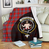 Clan MacFarlane Modern Tartan Crest Blanket Wave Style TB78 Clan MacFarlane Tartan Today