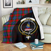 Clan Mar Tartan Crest Blanket Wave Style RV54 Clan Mar Tartan Today