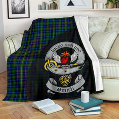 Clan Smith Modern Tartan Crest Blanket Wave Style XQ76 Clan Smith Tartan Today