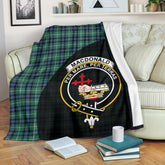 Clan MacDonald of the Isles Hunting Ancient Tartan Crest Blanket Wave Style HY23 Clan MacDonald Tartan Today