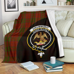 Clan Drummond Tartan Crest Blanket Wave Style YN23 Clan Drummond Tartan Today