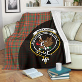 Clan MacKinnon Ancient Tartan Crest Blanket Wave Style PZ63 Clan MacKinnon Tartan Today