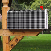 Clan Menzies Black & White Modern Tartan Mailbox ES68 Clan Menzies Tartan Today