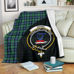 Clan Rose Hunting Ancient Tartan Crest Blanket Wave Style YE86 Clan Rose Tartan Today