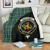 Clan MacThomas Ancient Tartan Crest Blanket Wave Style HA53 Clan MacThomas Tartan Today