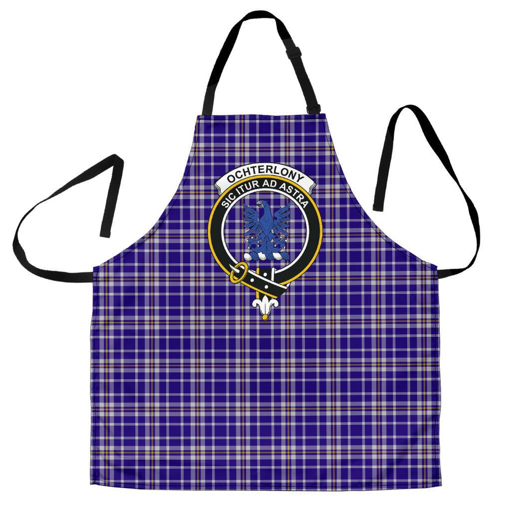 Clan Ochterlony Tartan Crest Apron WI30 Clan Ochterlony/ Ochterlonie Tartan Today