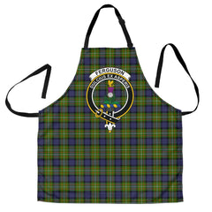 Clan Fergusson Modern Tartan Crest Apron QV85 Clan Fergusson Tartan Today