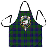 Clan Lockhart Modern Tartan Crest Apron BM86 Clan Lockhart Tartan Today