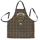 Clan Fergusson Weathered Tartan Crest Apron XF11 Clan Fergusson Tartan Today