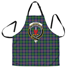 Clan Logan Ancient Tartan Crest Apron BD56 Clan Logan Tartan Today