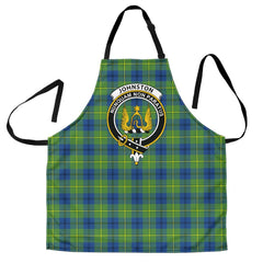 Clan Johnston Ancient Tartan Crest Apron SK60 Clan Johnston Tartan Today