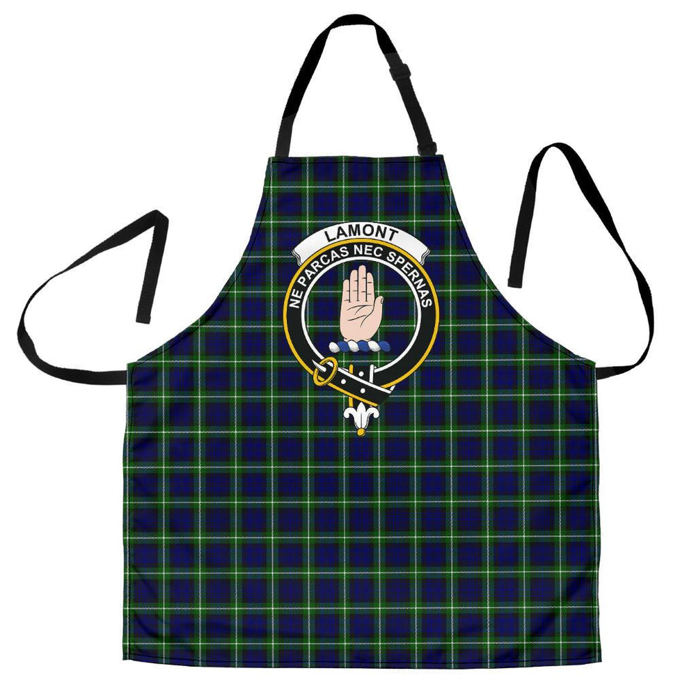 Clan Lamont Modern Tartan Crest Apron FX68 Clan Lamont Tartan Today