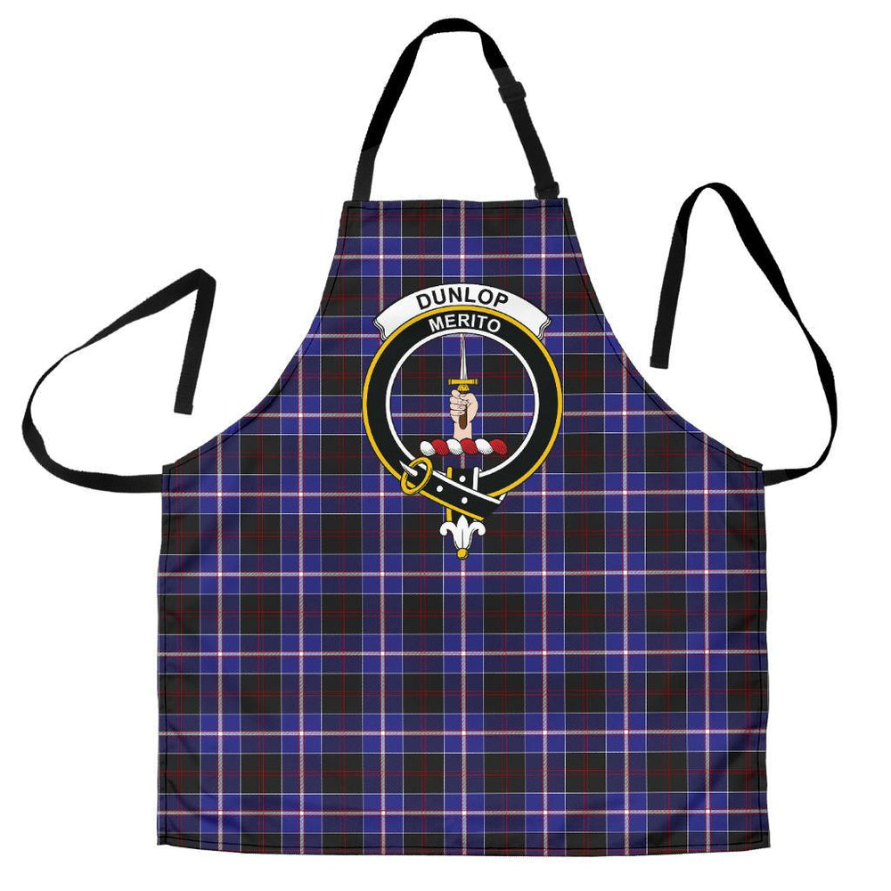 Clan Dunlop Modern Tartan Crest Apron LV20 Clan Dunlop Tartan Today