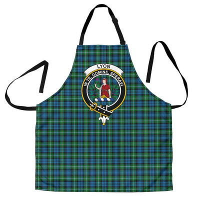 Clan Lyon Tartan Crest Apron