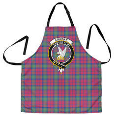Clan Lindsay Ancient Tartan Crest Apron ZP34 Clan Lindsay Tartan Today