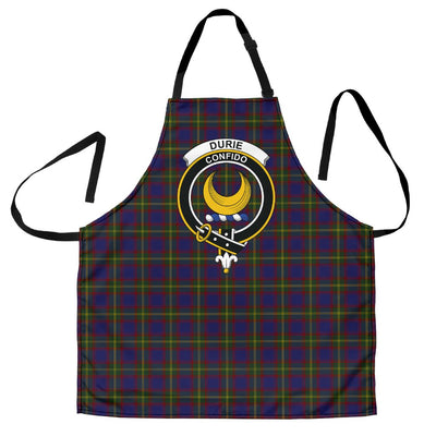 Clan Durie Tartan Crest Apron