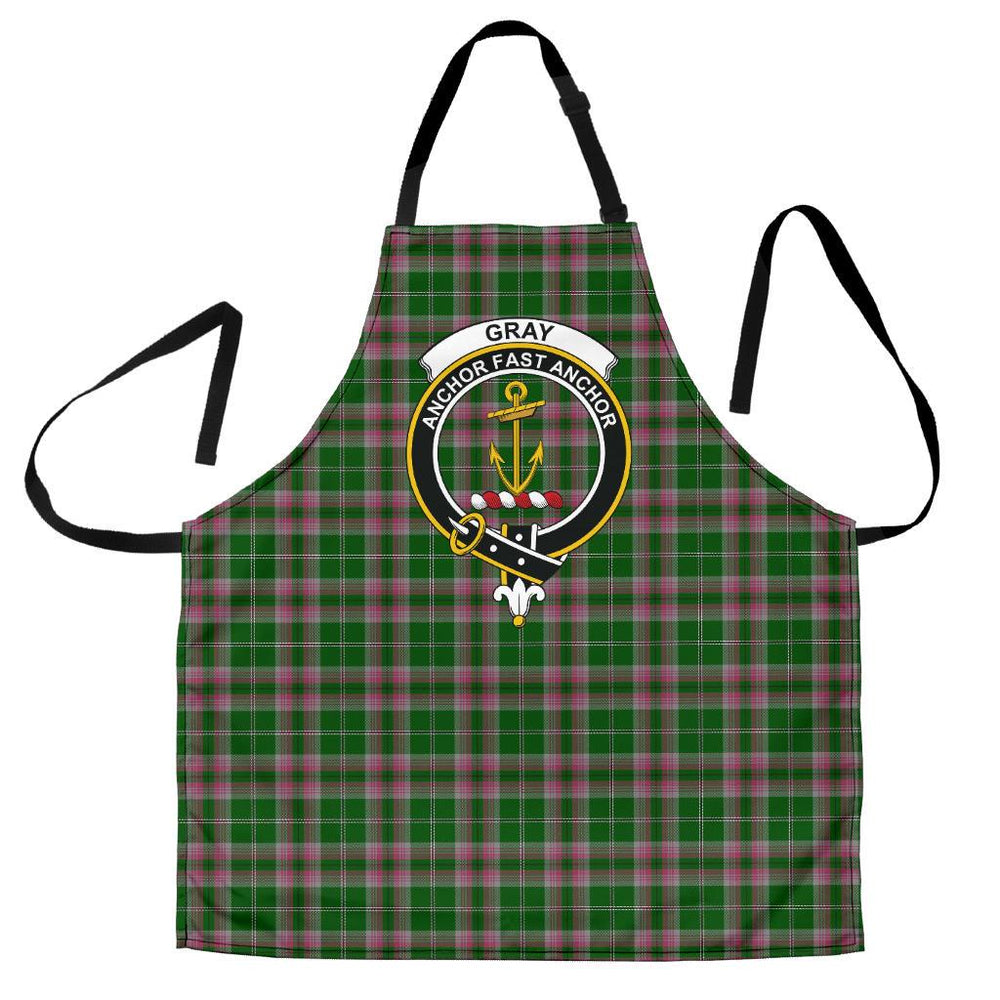 Clan Gray Hunting Tartan Crest Apron JS78 Clan Gray Tartan Today