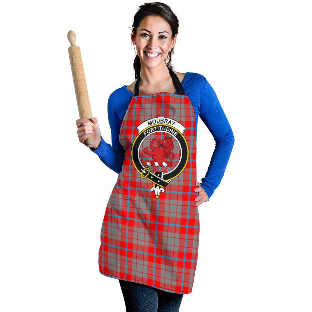 Clan Moubray Tartan Crest Apron AE83 Clan Moubray Tartan Today