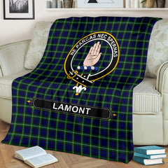 Lamont Clan Crest Blanket 3 Sizes ED32 Clan Lamont Tartan Today