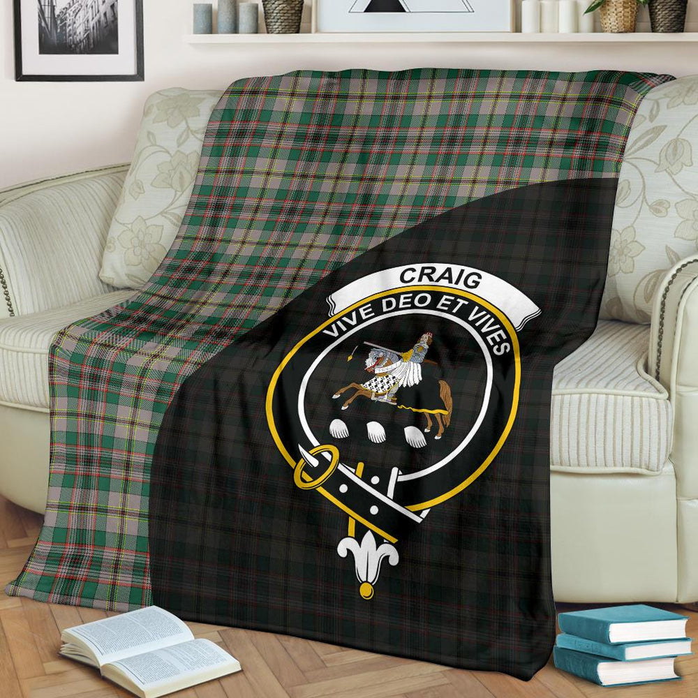 Clan Craig Ancient Tartan Crest Blanket Wave Style JY69 Clan Craig Tartan Today