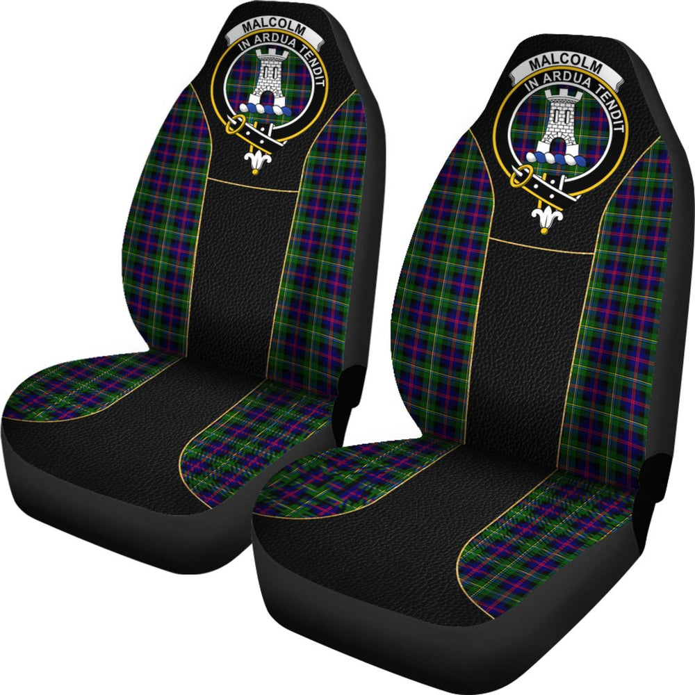 Clan Malcolm (MacCallum) Tartan Crest Car Seat Cover Special VersionBN58 Clan MacCallum Tartan Today