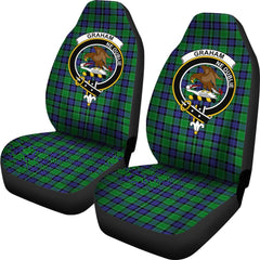 Clan Graham of Menteith Modern Tartan Crest Car Seat Cover SA92 Clan Graham Tartan Today