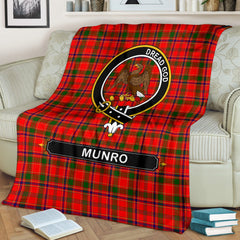 Clan Munro Family Tartan Crest BlanketsPQ32 Clan Munro Tartan Today