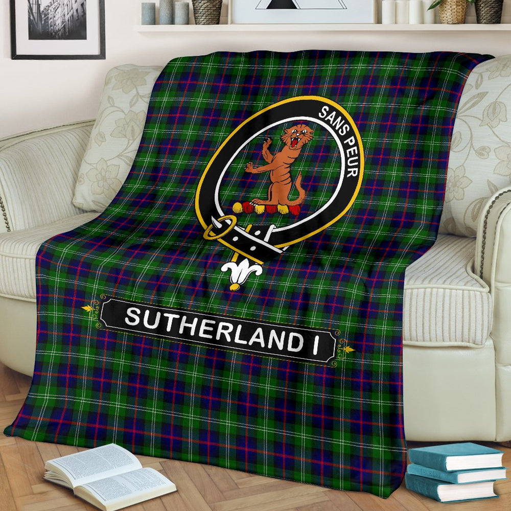 Clan Sutherland Tartan Crest BlanketsCM29 Clan Sutherland Tartan Today