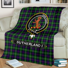 Clan Sutherland Tartan Crest BlanketsCM29 Clan Sutherland Tartan Today