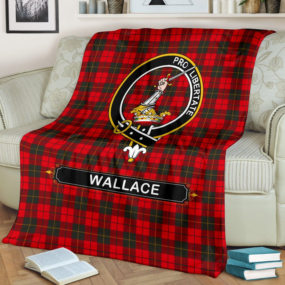 Clan Wallace Tartan Crest BlanketsAK38 Clan Wallace Tartan Today
