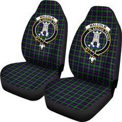 Clan Malcolm (MacCallum) Modern Tartan Crest Car Seat Cover RM11 Clan MacCallum Tartan Today