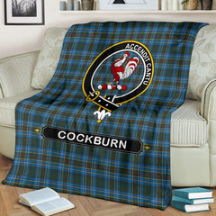 Clan Cockburn Family Tartan Crest Blanket 3 Sizes KK92 Clan Cockburn Tartan Today