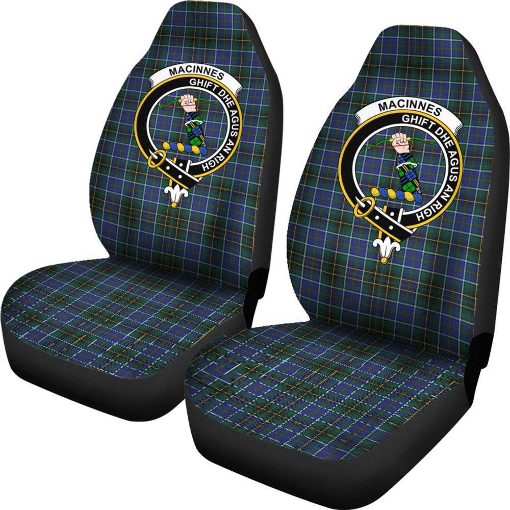 Clan MacInnes Modern Tartan Crest Car Seat Cover QW95 Clan MacInnes Tartan Today