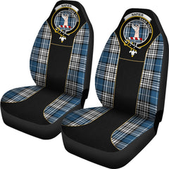 Clan Napier Tartan Crest Special Style Car Seat Cover BM10 Clan Napier Tartan Today