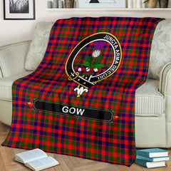 Clan Gow Of Skeoch Tartan Crest BlanketsVY18 Clan Gow Tartan Today