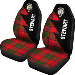 Clan Stewart of Appin Tartan Crest Flash Style Car Seat Cover OW94 Clan Stewart of Appin Tartan Today