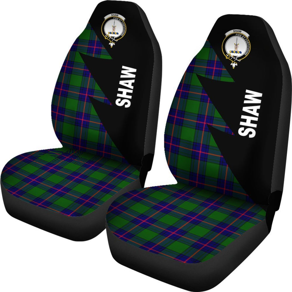 Clan Shaw (Of Tordarroch) Tartan Crest Car Seat Cover - Flash VersionNH45 Clan Shaw Tartan Today