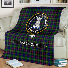 Clan Malcolm (MacCallum) Tartan Crest BlanketsFB45 Clan MacCallum Tartan Today