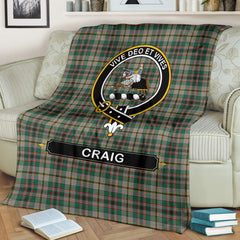Clan Craig Ancient Tartan Crest Blanket 3 Sizes JQ21 Clan Craig Tartan Today