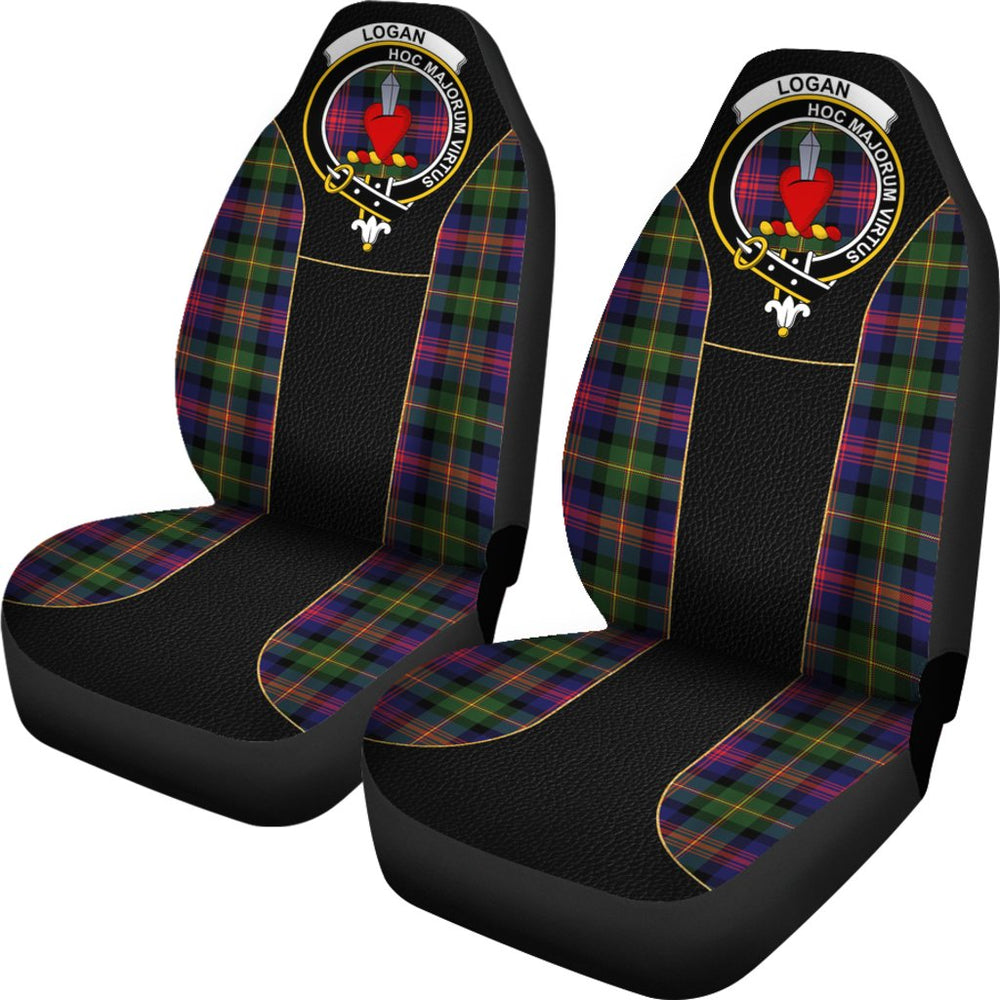 Clan Logan Tartan Crest Car Seat Cover - Special VersionVP17 Clan Logan Tartan Today