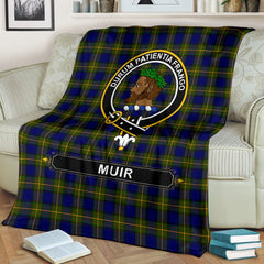 Clan Muir Family Tartan Crest BlanketsBL51 Clan Muir_More Tartan Today