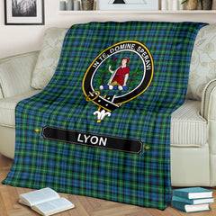 Clan Lyon Family Tartan Crest Blanket 3 Sizes ET69 Clan Hall Tartan Today
