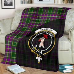 Clan Taylor (Tailyour) Tartan Crest Wave Blanket 3 Sizes IM90 Clan Taylor Tartan Today