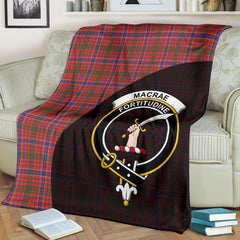 Clan MacRae Ancient Tartan Crest Blanket Wave Style EY51 Clan MacRae Tartan Today